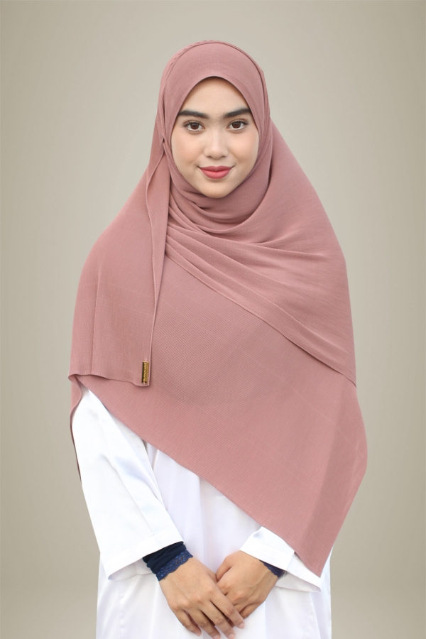 Hasna Pleated Plain - Bubblegum Hasna Pleated Plain - Bubblegum